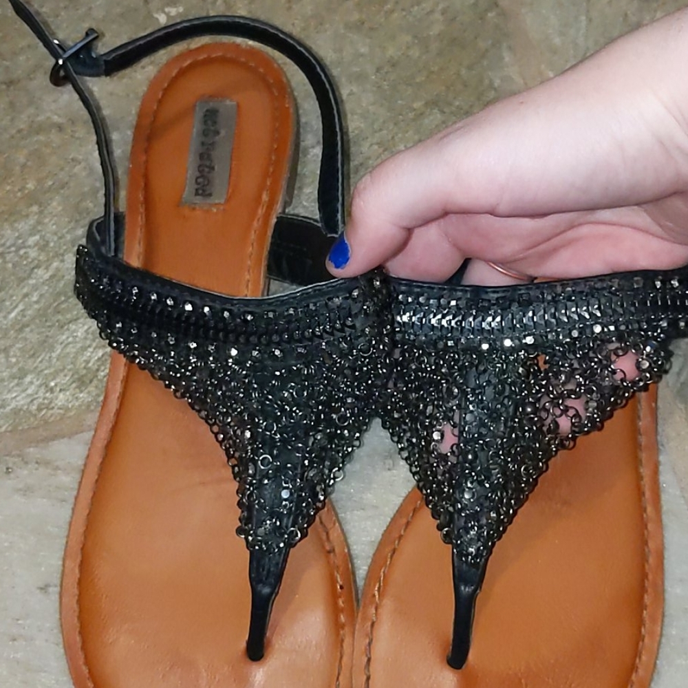 Black sandals